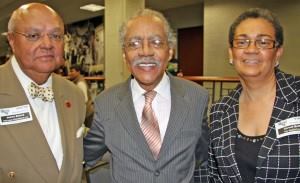 With former St. Louis Urban League President, Jim Buford and the Rev. Billie Kyles. With former St. Louis Urban League President, Jim Buford and the Rev. Billie Kyles.