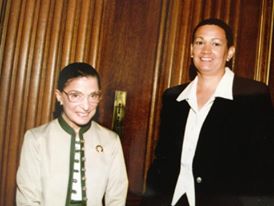With US Supreme Court Justice Ruth Bader Ginsberg