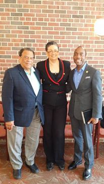 With Andrew Young and Dr. Cornell Williams Brooks, National President of the NAACP